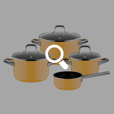 WMF 퓨전테크 에센셜 프로 망고 옐로우 4종 냄비 세트 