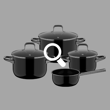 WMF 퓨전테크 에센셜 프로 블랙 4종 냄비 세트 